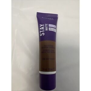 Rimmel London Foundation‎ Stay Matte 506 Deep Noisette 1 Oz Full Coverage New